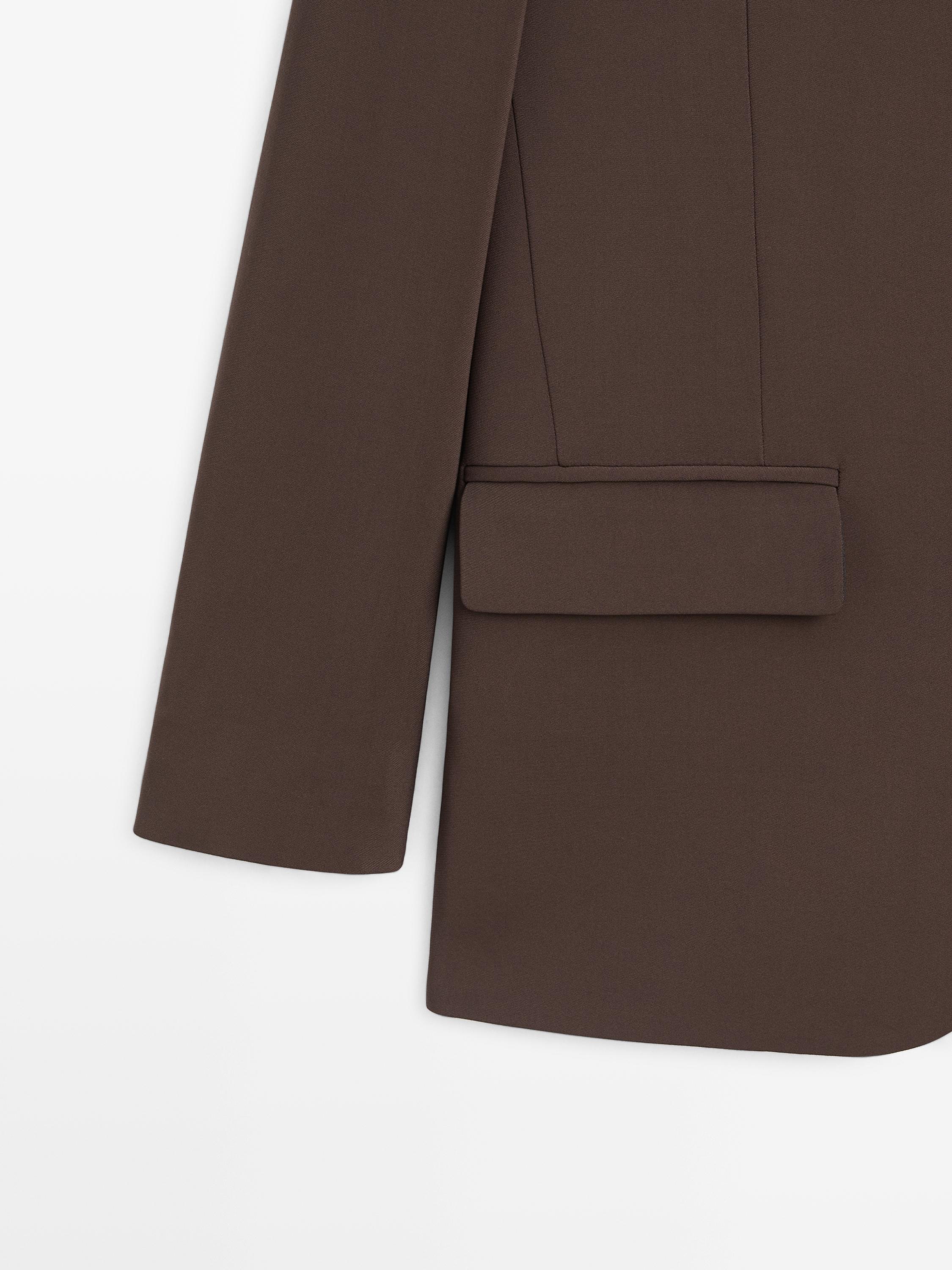 Crepe blazer